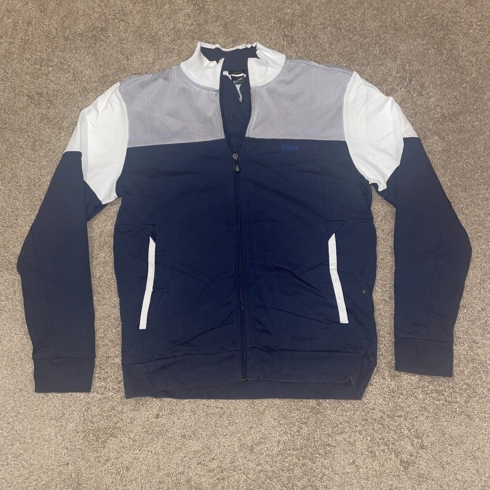 Hugo Boss Navy and White Performance Jacket